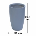 Ghiveci ecologic, Eco-friendly, Naimeed D6372, Mediu, din materiale minerale, Gri, 49,5x31x31cm Ghiveci ecologic, Eco-friendly, Naimeed D6372, Mediu, din materiale minerale, Gri, 49,5x31x31cm