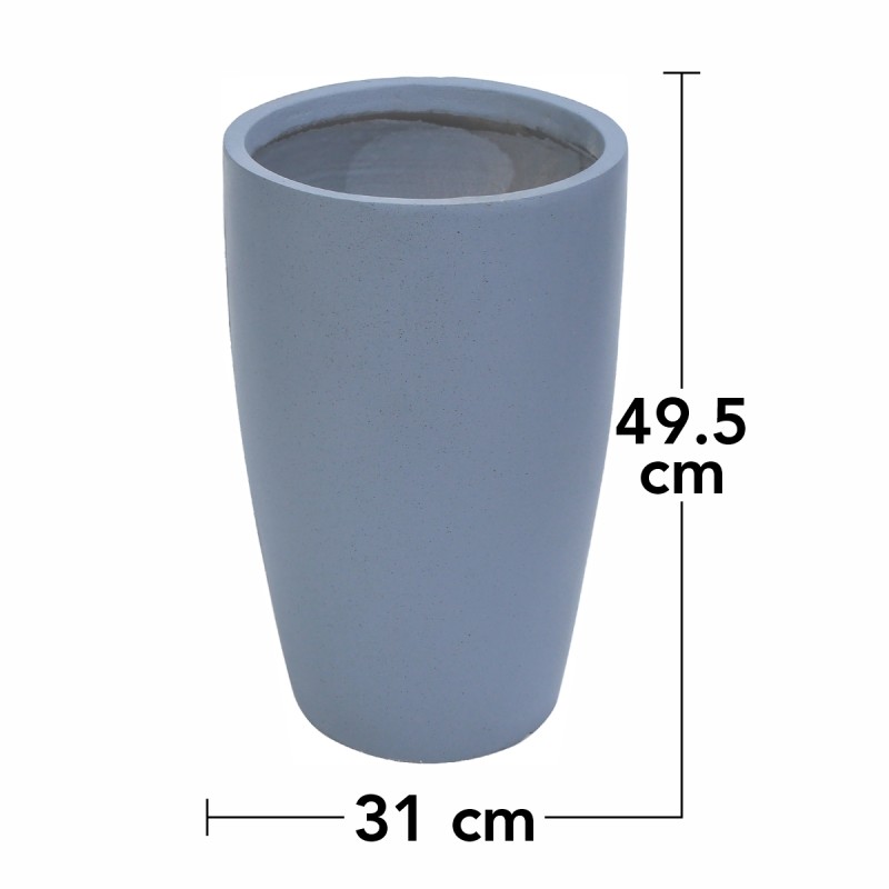 Ghiveci ecologic, Eco-friendly, Naimeed D6372, Mediu, din materiale minerale, Gri, 49,5x31x31cm Ghiveci ecologic, Eco-friendly, Naimeed D6372, Mediu, din materiale minerale, Gri, 49,5x31x31cm
