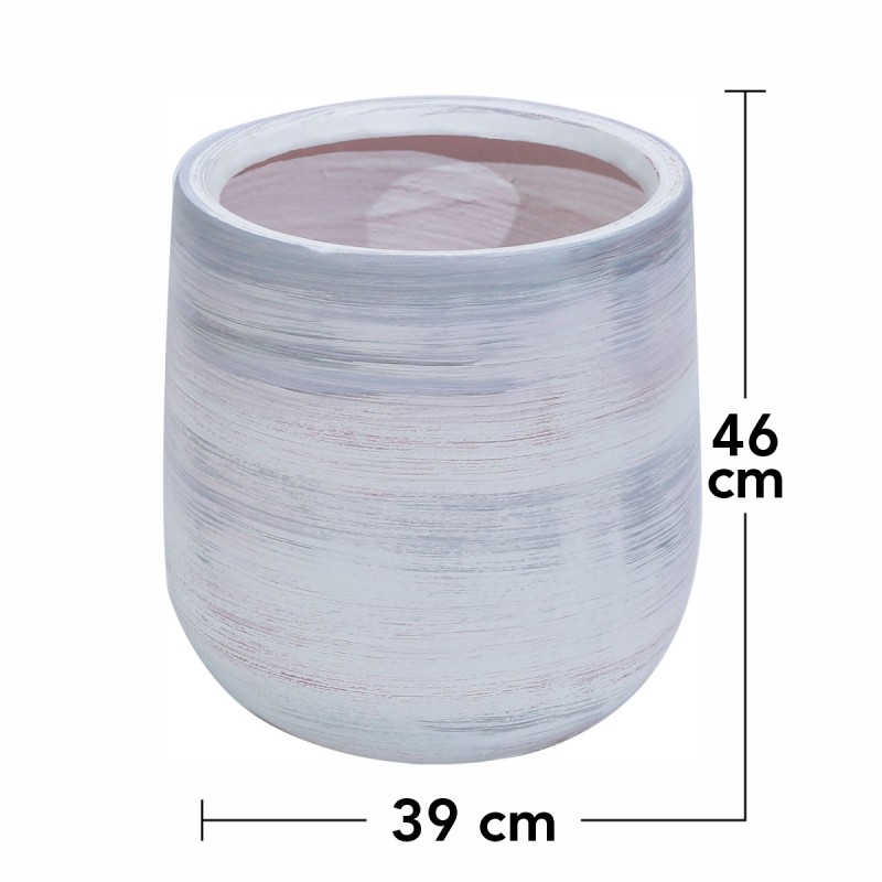 Ghiveci ecologic, Eco-friendly, Naimeed D6378, Mare, din materiale minerale, Gri, 46x39x39cm Ghiveci ecologic, Eco-friendly, Naimeed D6378, Mare, din materiale minerale, Gri, 46x39x39cm