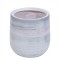 Ghiveci ecologic, Eco-friendly, Naimeed D6378, Mic, din materiale minerale, Gri, 26x23x23cm