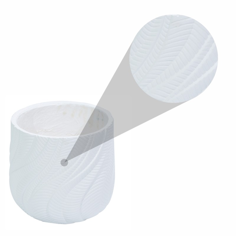 Ghiveci ecologic, Eco-friendly, Naimeed D6379, Mic, din materiale minerale, Alb, 26x29x29cm Ghiveci ecologic, Eco-friendly, Naimeed D6379, Mic, din materiale minerale, Alb, 26x29x29cm