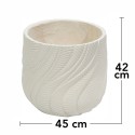 Ghiveci ecologic, Eco-friendly, Naimeed D6380, Mare, din materiale minerale, Crem, 42x45x45cm Ghiveci ecologic, Eco-friendly, Naimeed D6380, Mare, din materiale minerale, Crem, 42x45x45cm
