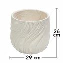 Ghiveci ecologic, Eco-friendly, Naimeed D6380, Mic, din materiale minerale, Crem, 26x29x29cm Ghiveci ecologic, Eco-friendly, Naimeed D6380, Mic, din materiale minerale, Crem, 26x29x29cm
