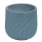 Ghiveci ecologic, Eco-friendly, Naimeed D6381, Mediu, din materiale minerale, Albastru Provincial, 34x37x37cm