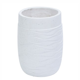 Ghiveci ecologic, Eco-friendly, Naimeed D6382, Mediu, din materiale minerale, Alb, 41,5x29x29cm Ghiveci ecologic, Eco-friendly, Naimeed D6382, Mediu, din materiale minerale, Alb, 41,5x29x29cm