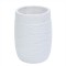Ghiveci ecologic, Eco-friendly, Naimeed D6382, Mediu, din materiale minerale, Alb, 41,5x29x29cm