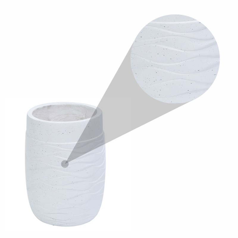 Ghiveci ecologic, Eco-friendly, Naimeed D6382, Mic, din materiale minerale, Alb, 30x21x21cm Ghiveci ecologic, Eco-friendly, Naimeed D6382, Mic, din materiale minerale, Alb, 30x21x21cm