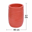 Ghiveci ecologic, Eco-friendly, Naimeed D6383, Mare, din materiale minerale, Caramiziu, 57x40x40cm Ghiveci ecologic, Eco-friendly, Naimeed D6383, Mare, din materiale minerale, Caramiziu, 57x40x40cm