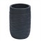 Ghiveci ecologic, Eco-friendly, Naimeed D6384 Mediu, din materiale minerale, Negru, 41,5x29x29cm
