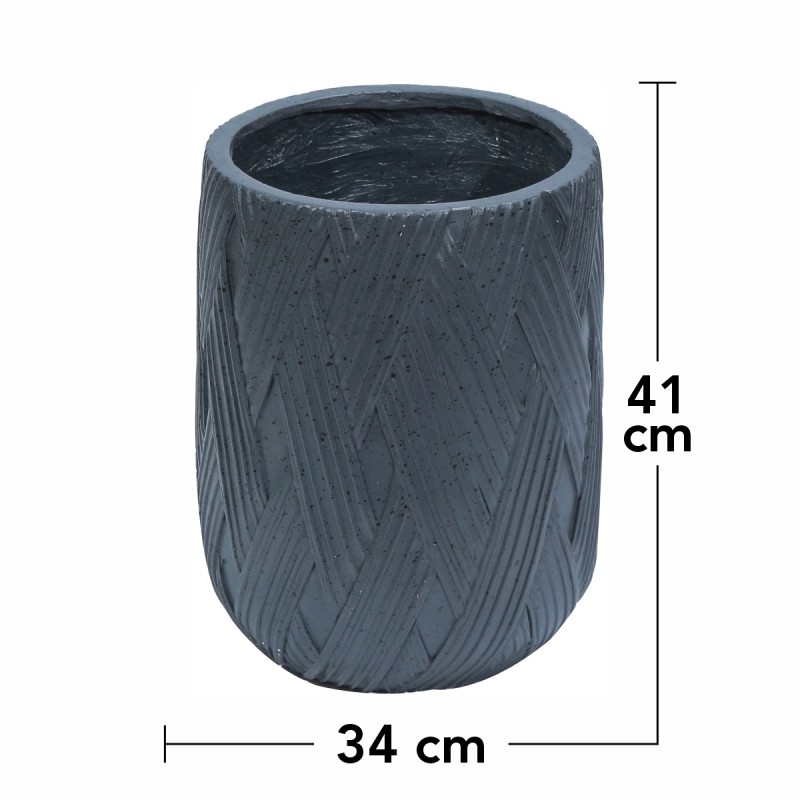 Ghiveci ecologic, Eco-friendly, Naimeed D6385 Mediu, din materiale minerale, Negru, 41x34x34cm Ghiveci ecologic, Eco-friendly, Naimeed D6385 Mediu, din materiale minerale, Negru, 41x34x34cm