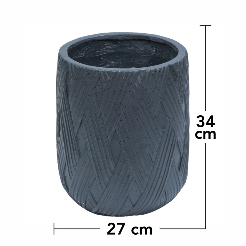 Ghiveci ecologic, Eco-friendly, Naimeed D6385, Mic, din materiale minerale, Negru, 34x27x27cm Ghiveci ecologic, Eco-friendly, Naimeed D6385, Mic, din materiale minerale, Negru, 34x27x27cm