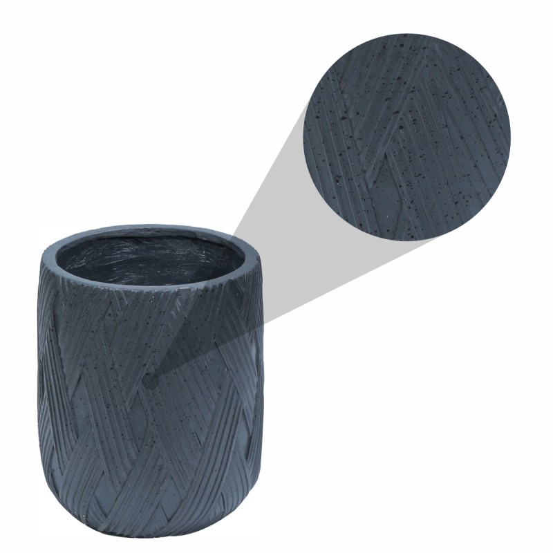 Ghiveci ecologic, Eco-friendly, Naimeed D6385, Mic, din materiale minerale, Negru, 34x27x27cm Ghiveci ecologic, Eco-friendly, Naimeed D6385, Mic, din materiale minerale, Negru, 34x27x27cm