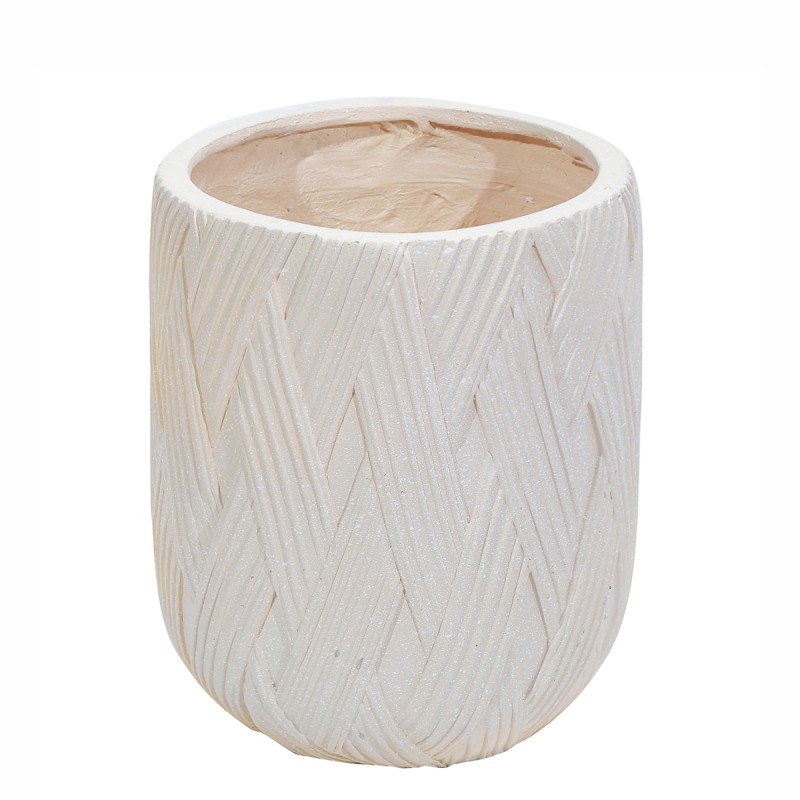 Ghiveci ecologic, Eco-friendly, Naimeed D6386, Mic, din materiale minerale, Crem, 34x27x27cm Ghiveci ecologic, Eco-friendly, Naimeed D6386, Mic, din materiale minerale, Crem, 34x27x27cm