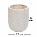 Ghiveci ecologic, Eco-friendly, Naimeed D6386, Mic, din materiale minerale, Crem, 34x27x27cm Ghiveci ecologic, Eco-friendly, Naimeed D6386, Mic, din materiale minerale, Crem, 34x27x27cm