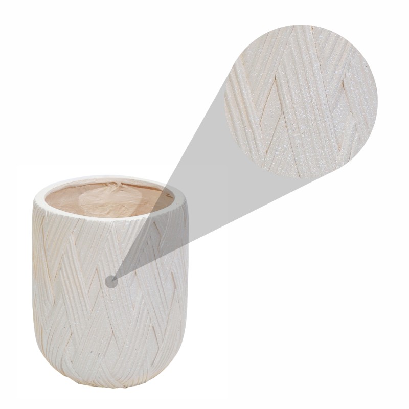 Ghiveci ecologic, Eco-friendly, Naimeed D6386, Mic, din materiale minerale, Crem, 34x27x27cm Ghiveci ecologic, Eco-friendly, Naimeed D6386, Mic, din materiale minerale, Crem, 34x27x27cm