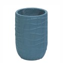 Ghiveci ecologic, Eco-friendly, Naimeed D6389, Mic, din materiale minerale, Albastru Provincial, 31x20x20cm