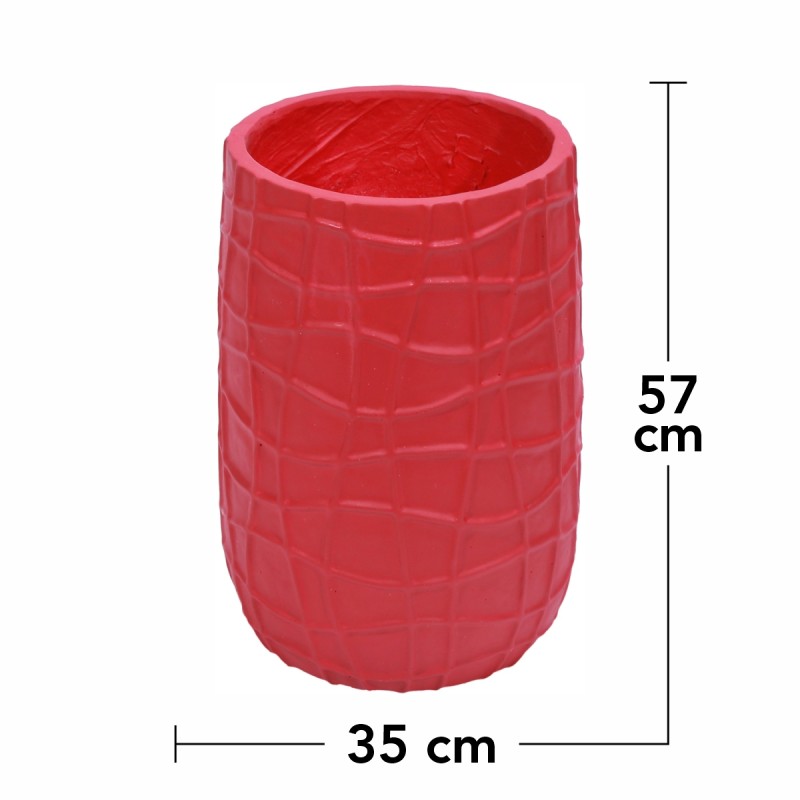 Ghiveci ecologic, Eco-friendly, Naimeed D6390, Mare, din materiale minerale, Rosu, 57x35x35cm Ghiveci ecologic, Eco-friendly, Naimeed D6390, Mare, din materiale minerale, Rosu, 57x35x35cm