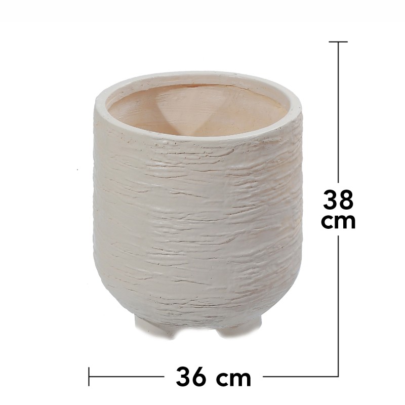 Ghiveci ecologic, Eco-friendly, Naimeed D6391, Mare, din materiale minerale, Bej, 38x36x36cm Ghiveci ecologic, Eco-friendly, Naimeed D6391, Mare, din materiale minerale, Bej, 38x36x36cm