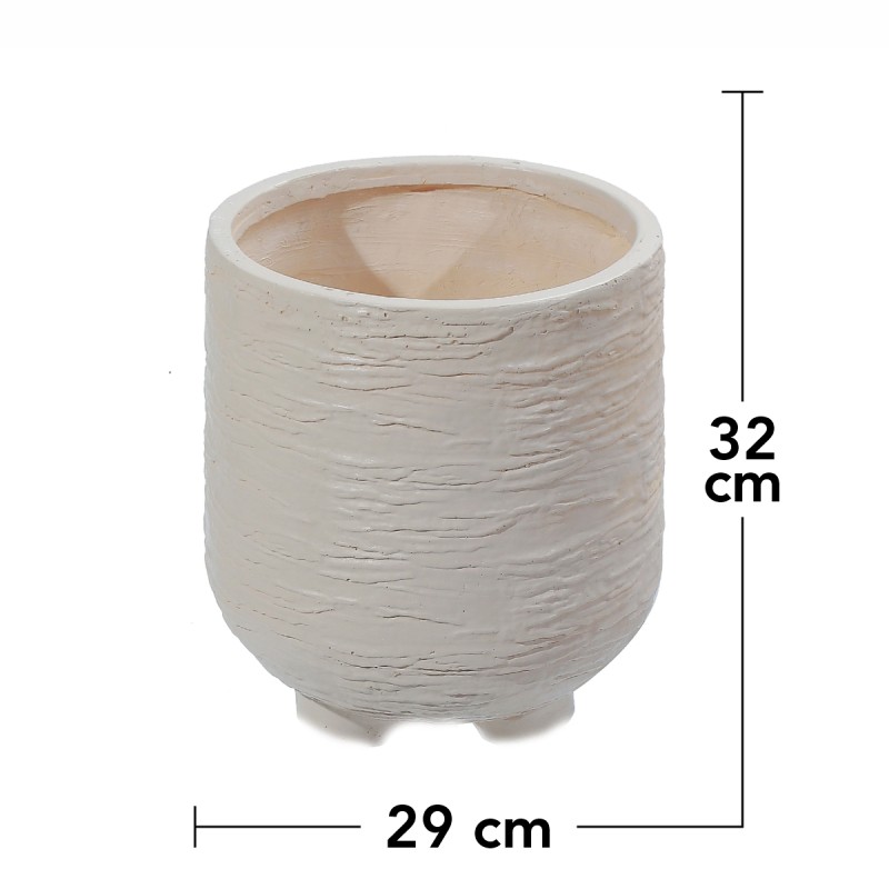 Ghiveci ecologic, Eco-friendly, Naimeed D6391 Mediu, din materiale minerale, Bej, 32x29x29cm Ghiveci ecologic, Eco-friendly, Naimeed D6391 Mediu, din materiale minerale, Bej, 32x29x29cm