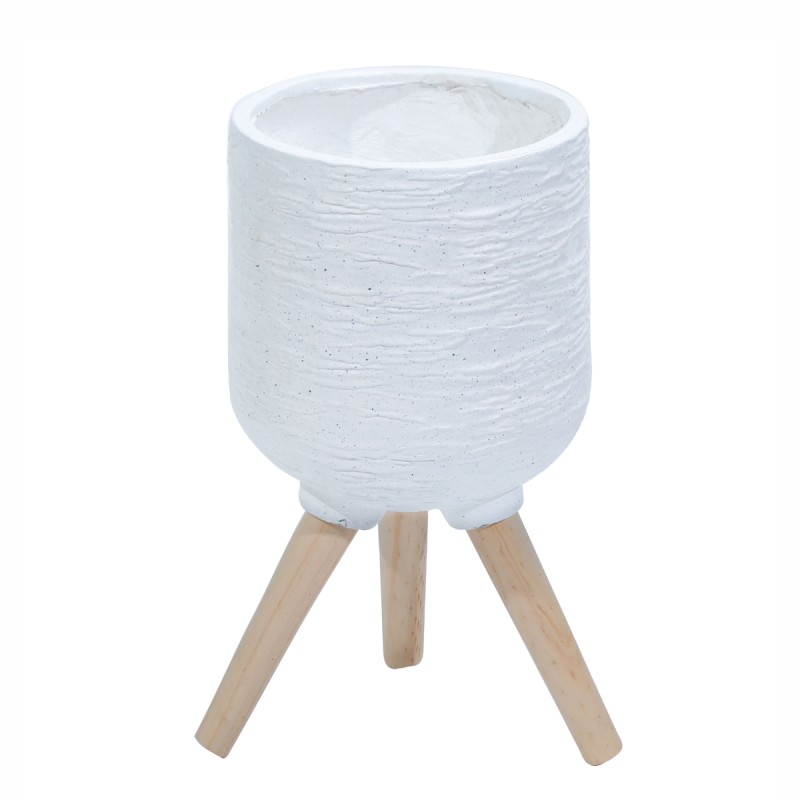 Ghiveci ecologic, Eco-friendly, Naimeed D6392 Mediu, din materiale minerale, Alb, 32x29x29cm Ghiveci ecologic, Eco-friendly, Naimeed D6392 Mediu, din materiale minerale, Alb, 32x29x29cm