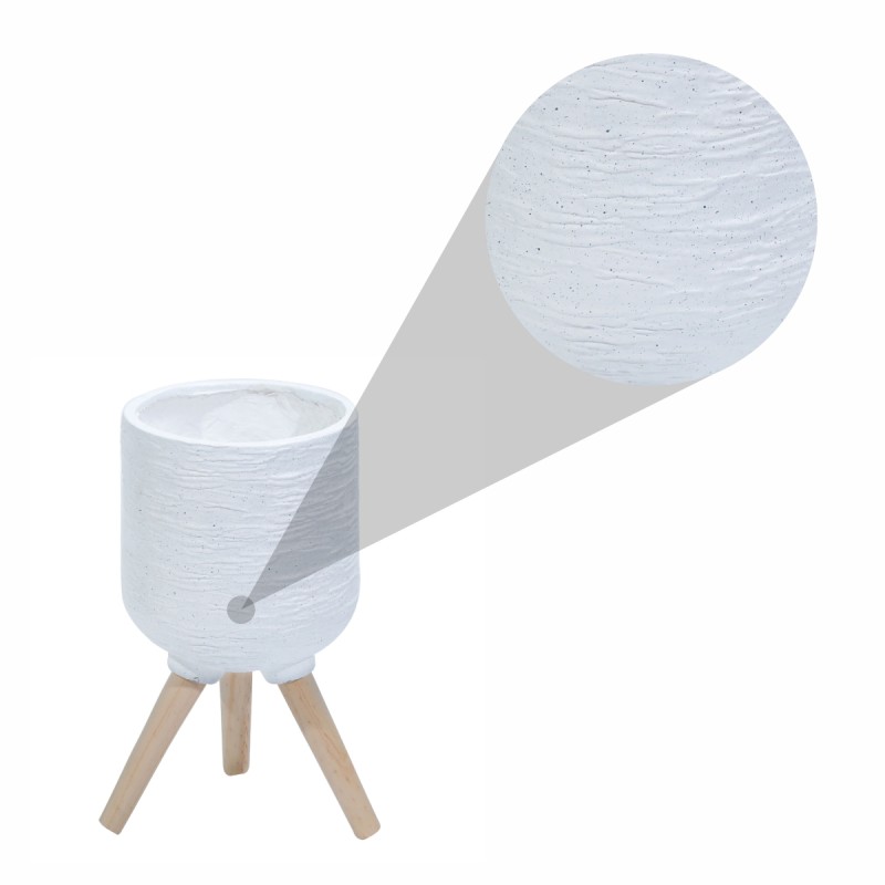 Ghiveci ecologic, Eco-friendly, Naimeed D6392 Mediu, din materiale minerale, Alb, 32x29x29cm Ghiveci ecologic, Eco-friendly, Naimeed D6392 Mediu, din materiale minerale, Alb, 32x29x29cm