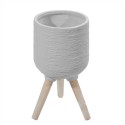 Ghiveci ecologic, Eco-friendly, Naimeed D6393 Mediu, din materiale minerale, Gri, 32x29x29cm Ghiveci ecologic, Eco-friendly, Naimeed D6393 Mediu, din materiale minerale, Gri, 32x29x29cm