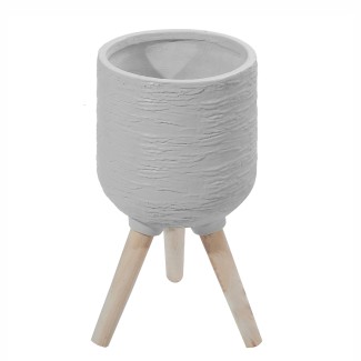 Ghiveci ecologic, Eco-friendly, Naimeed D6393 Mediu, din materiale minerale, Gri, 32x29x29cm Ghiveci ecologic, Eco-friendly, Naimeed D6393 Mediu, din materiale minerale, Gri, 32x29x29cm