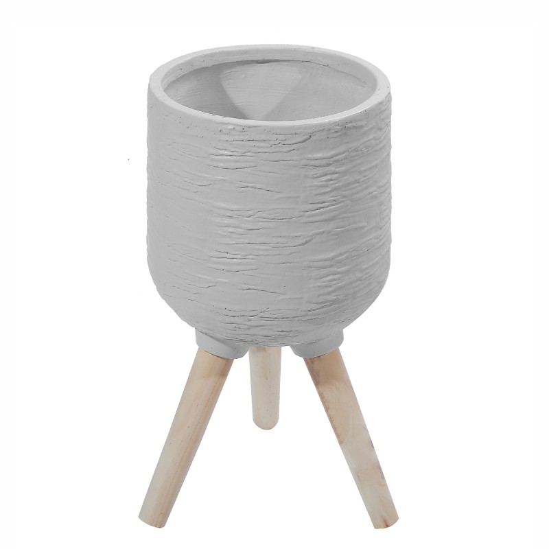 Ghiveci ecologic, Eco-friendly, Naimeed D6393 Mediu, din materiale minerale, Gri, 32x29x29cm Ghiveci ecologic, Eco-friendly, Naimeed D6393 Mediu, din materiale minerale, Gri, 32x29x29cm