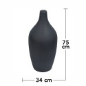Ghiveci ecologic, Eco-friendly, Naimeed D6404, Mare, din materiale minerale, Negru, 75x34x34cm Ghiveci ecologic, Eco-friendly, Naimeed D6404, Mare, din materiale minerale, Negru, 75x34x34cm
