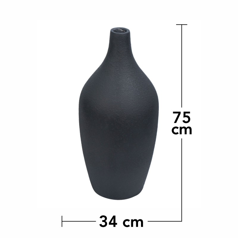 Ghiveci ecologic, Eco-friendly, Naimeed D6404, Mare, din materiale minerale, Negru, 75x34x34cm Ghiveci ecologic, Eco-friendly, Naimeed D6404, Mare, din materiale minerale, Negru, 75x34x34cm