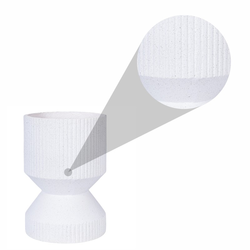 Ghiveci ecologic, Eco-friendly, Naimeed D6406, din materiale minerale, Alb, 47x35x35cm Ghiveci ecologic, Eco-friendly, Naimeed D6406, din materiale minerale, Alb, 47x35x35cm