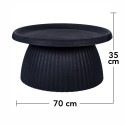 Ghiveci ecologic, Eco-friendly, Naimeed D6409, din materiale minerale, Negru, 35x70x70cm Ghiveci ecologic, Eco-friendly, Naimeed D6409, din materiale minerale, Negru, 35x70x70cm