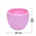 Ghiveci ecologic, Eco-friendly, Naimeed D6412, Mediu, din materiale minerale, Roz, 30x35x35cm Ghiveci ecologic, Eco-friendly, Naimeed D6412, Mediu, din materiale minerale, Roz, 30x35x35cm