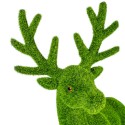 Figurina din iarba artificiala, Naimeed D6535, Cerb, Verde, 52 cm