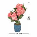Floare artificiala in ghiveci, Hortensie, Naimeed D2854, 39x39x50cm, Roz Floare artificiala in ghiveci, Hortensie, Naimeed D2854, 39x39x50cm, Roz