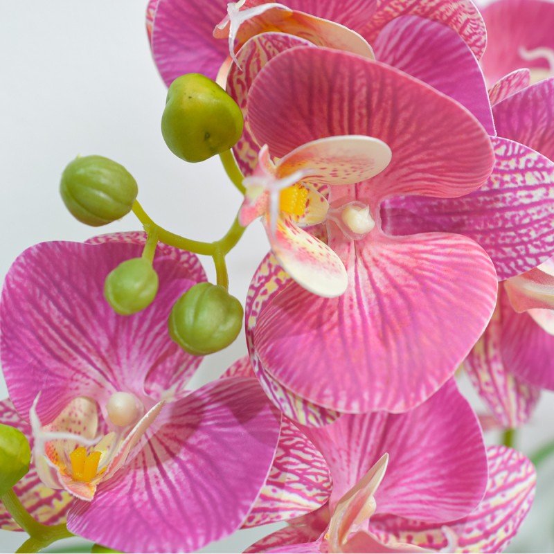 Orhidee cu aspect natural, 30 cm, Naimeed D4853, Roz