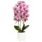 Orhidee cu aspect natural in ghiveci ceramic, 70 cm, Naimeed D4855, Roz