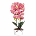 Orhidee cu aspect natural in ghiveci ceramic, 50 cm, Naimeed D5819, Mov Orhidee cu aspect natural in ghiveci ceramic, 50 cm, Naimeed D5819, Mov