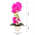 Orhidee cu aspect natural in ghiveci ceramic, 49 cm, Naimeed D6897, Fucsia Orhidee cu aspect natural in ghiveci ceramic, 49 cm, Naimeed D6897, Fucsia