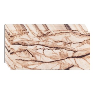 Set 10 panouri decorative, Autoadeziv, suprafata acoperita 1.8 m2, Naimeed D3498, 30x60 cm, Marmura Crem