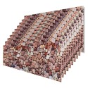Set 10 panouri decorative, Autoadeziv, suprafata acoperita 1.8 m2, Naimeed D3503, 30x60 cm, Pietre