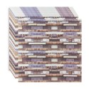 Set 10 panouri decorative, Autoadeziv, suprafata acoperita 3.6 m2, Naimeed D3521, 60x60 cm, Multicolor