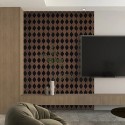 Set 6 Panouri riflaj acustic decorativ, MDF si pasla, Naimeed D6232, 240x30x1.8cm, Nuc Set 6 Panouri riflaj acustic decorativ, MDF si pasla, Naimeed D6232, 240x30x1.8cm, Nuc