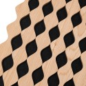 Set 6 Panouri riflaj acustic decorativ, MDF si pasla, Naimeed D6233, 240x30x1.8cm, Castan Set 6 Panouri riflaj acustic decorativ, MDF si pasla, Naimeed D6233, 240x30x1.8cm, Castan