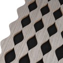 Set 3 Panouri riflaj acustic decorativ, MDF si pasla, Naimeed D6234, 240x30x1.8cm, Gri Set 3 Panouri riflaj acustic decorativ, MDF si pasla, Naimeed D6234, 240x30x1.8cm, Gri