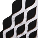 Set 6 Panouri riflaj acustic decorativ, MDF si pasla, Naimeed D6238, 240x30x1.8cm, Alb Set 6 Panouri riflaj acustic decorativ, MDF si pasla, Naimeed D6238, 240x30x1.8cm, Alb