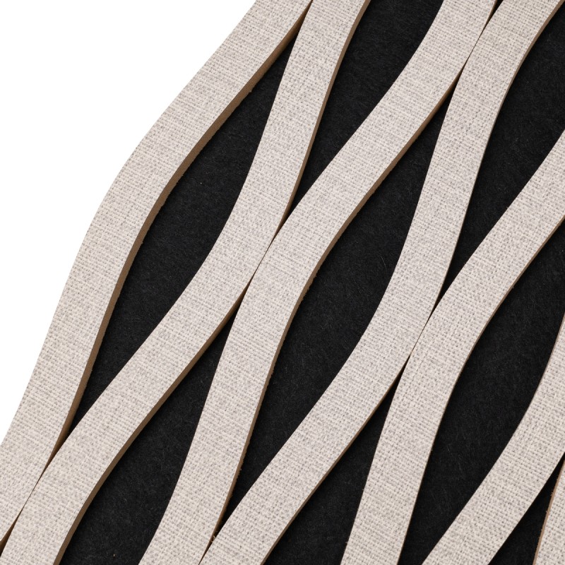 Set 6 Panouri riflaj acustic decorativ, MDF si pasla, Naimeed D6243, 240x30x1.8cm, Gri Set 6 Panouri riflaj acustic decorativ, MDF si pasla, Naimeed D6243, 240x30x1.8cm, Gri
