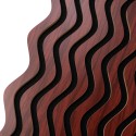Set 6 Panouri riflaj acustic decorativ, MDF si pasla, Naimeed D6244, 240x30x1.8cm, Visin Set 6 Panouri riflaj acustic decorativ, MDF si pasla, Naimeed D6244, 240x30x1.8cm, Visin