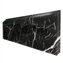 Set 6 panouri decorative, Naimeed D6573, Autoadeziv, aspect lucios, suprafata acoperita 1.08 mp, 30x60 cm, Negru