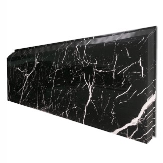 Set 6 panouri decorative, Naimeed D6573, Autoadeziv, aspect lucios, suprafata acoperita 1.08 mp, 30x60 cm, Negru Set 6 panouri decorative, Naimeed D6573, Autoadeziv, aspect lucios, suprafata acoperita 1.08 mp, 30x60 cm, Negru